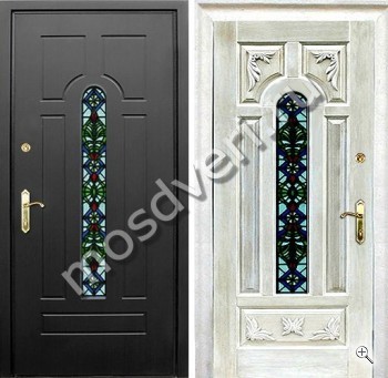 Входная дверь в загородный дом с ковкой МДД-1190 - купить от производителя Мосдвери Входная дверь в загородный дом с ковкой МДД-1190