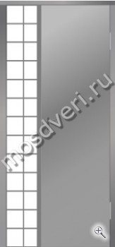 Дверь в комнату хранения оружия с порошковым окрасом и решёткой КХО-11 - купить от производителя Мосдвери Дверь в комнату хранения оружия с порошковым окрасом и решёткой КХО-11